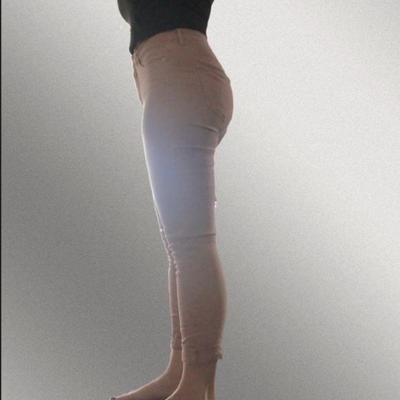 CK High Rise Skinny Stretch Pastel Pink denim jegging jeans - Picture 11 of 12